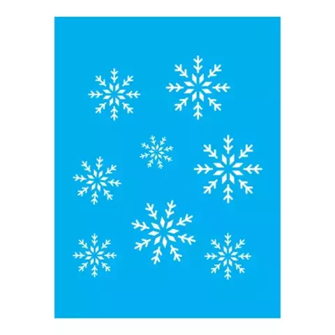 STA2515 - Stencil Floco de neve - 15x20