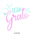 ST-X-382 / STENCIL - SEJA GRATO,10X10CM - comprar online