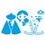 ST-432 / STENCIL - NOSSA SRA.DE NAZARE - 21X34CM - comprar online