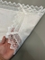 CAMINHO DE MESA TECIDO ALGODÃO COM LINHO, RENDA GUIPIR WHITE 1,5 m - comprar online