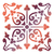 ST-X-317 STENCIL - AZULEJO,10X10CM - comprar online