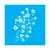 STD443A - STENCIL FEIXO DE FOLHAS 30X30