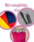 kit completão, pincéis, canetinha, refil e carbono, escova limpa pincéis