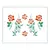 STB1410 / STENCIL FLORAL 20X25 - comprar online