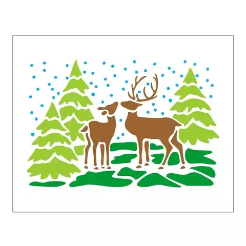 STB1506 - Stencil Natal - 20x25