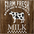 STA-144 / STENCIL FARM FRESH MILK 14X14 CM