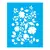 STB1015 / STENCIL FOLHAS 20X25 - comprar online