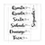 STD380 / STENCIL DIAS DA SEMANA 30X30 - comprar online