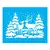 STB1506 - Stencil Natal - 20x25 - comprar online