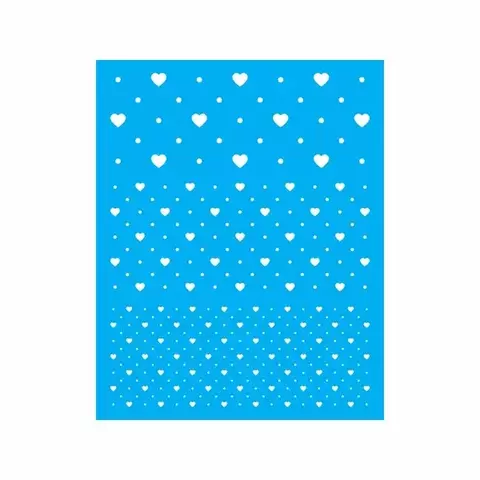ST9205 - Stencil Coracoes - 20x25