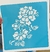 30001-1173 / STENCIL floral 13 X 13 CM