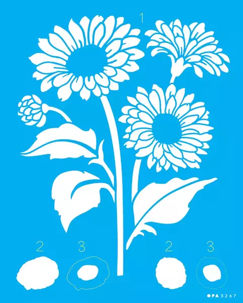 OPAST.3267 - FLOR GERBERA 20X25