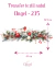ANGEL- 235 TRANSFER BARRA NATAL OPÇÃO 42 12,5 CM X 41 CM