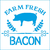 STA-143 / STENCIL FARM FRESH BACON 14X14 CM