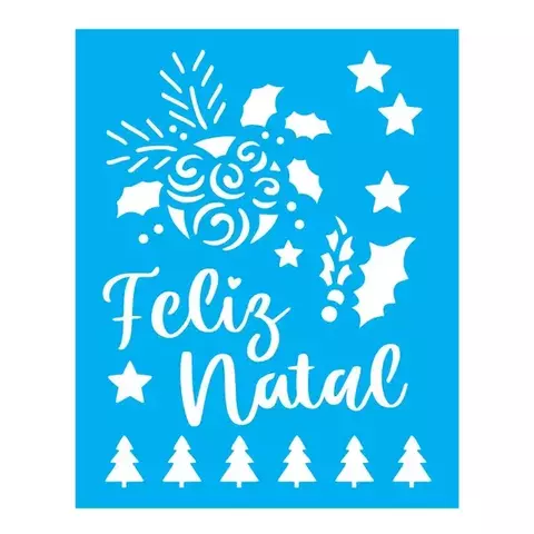 STB1519 - Stencil Natal - 20x25