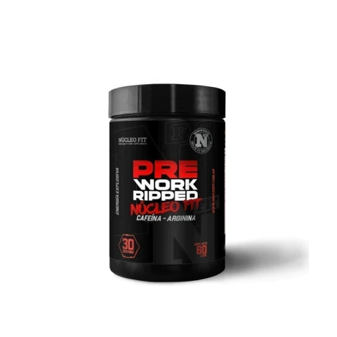 Nucleo Fit Pre work ripped pre entreno x 60 cápsulas
