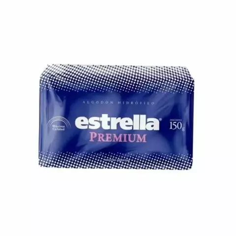 estrella premium algodon hidrofilo 150 g