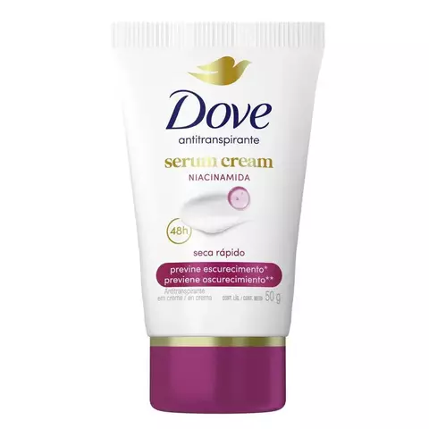 Antitranspirante Dove Sérum Cream Previene Oscurecimiento x 50 g - comprar online