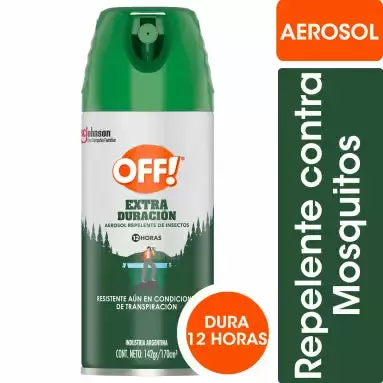 Repelente Para Mosquitos Off Aerosol Extra Duracion x170ml