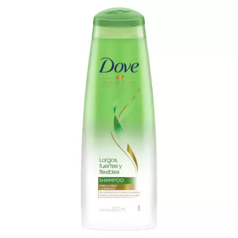 Shampoo Dove Pelo Largo y Flexible - 400 ml