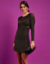Vestido Brisa Curto Lurex e Tule