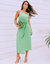 Vestido Luisa Midi Ombro Único na internet