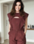 Blusa Feminina Alfaiataria Cupro - comprar online