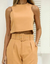 Blusa Cropped Valentina alfaiataria - loja online