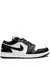 Air Jordan 1 Low Black White Lengueta blanca