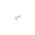 Brinco Piercing Flor Prata 925