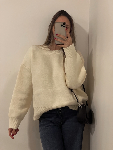Sweater Marfil premium - comprar online