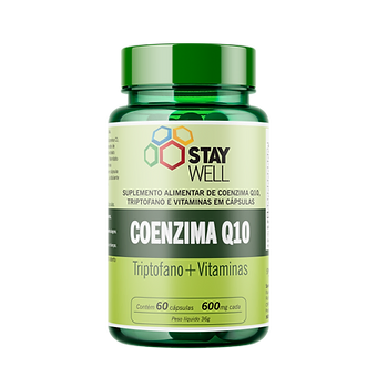 2 Unidades de Coenzima Q10 + Triptofano + Vitaminas - 60 cápsulas cada pote
