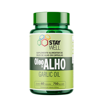 Óleo De Alho 60 Cápsulas De 750mg Stay Well