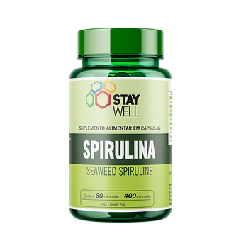 Spirulina 60 cápsulas de 400 mg - Stay Wel
