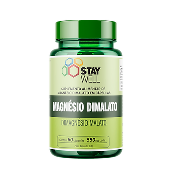 Magnésio Dimalato Puro 550mg - 60 Cápsulas