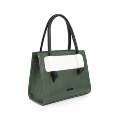 CARTERA BIGGER VERDE TRICOLOR - comprar online