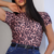 CAMISETA BABY LOOK ANIMAL PRINT REVANCHE - comprar online