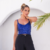 BLUSA CROPPED DE PAETES REVANCHE BRASOV AZUL na internet