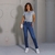 BLUSA BABY LOOK BASICA REVANCHE SYLFAENOL CINZA - comprar online