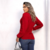 BLUSA AMPLA DE TRICOT MANGA LONGA REVANCHE BORDO - comprar online