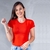 BLUSA BABY LOOK BASICA REVANCHE SYLFAENOL VERMELHO CLARO