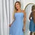 VESTIDO CURTO ENTRELAÇADO NAS COSTAS na internet