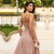 VESTIDO MIDI FLORAL REVANCHE BEGE - comprar online