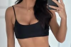 Conj. de Legging Modeladora e Top com alça regulável - PRETO - comprar online