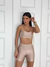 Conj. de Shorts Modelador Forrado e Top com Alça Regulável - Base