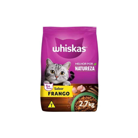 WHISKAS MELHOR POR NATUREZA FRANGO 2,7KG