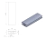 Perfil H 16 mm - 2 metros - Branco - comprar online
