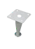 Pé Cônico 10 cm - Branco - Biazo - Acessórios e Ferragens