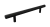 Puxador Alça Inox IL814 – 256 mm – Preto