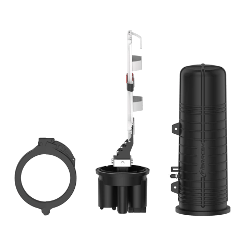 Caixa de Emenda Óptica - Aérea Dual SVM - 24 á 96 Fibras - Fibracem